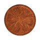 Medium Walnut Round Side Table 24