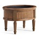LDS Custom Oval Trough Planter - LDS Taylorsville Temple