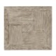 Rustic Grey Square End Table with Iron Base