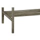 Rustic Grey Drinks Cabinet with Iron Base