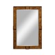 Country Walnut Rectangular Mirror