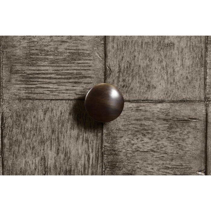 Antique Dark Grey Small Chest of Drawers