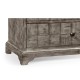Antique Dark Grey Small Chest of Drawers