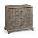 Antique Dark Grey Small Chest of Drawers