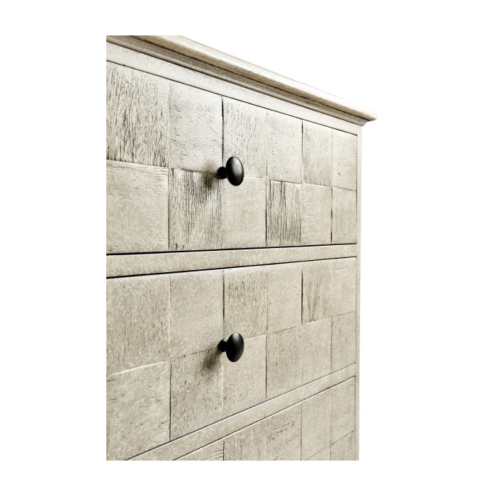 Whitewash Driftwood Small Chest of Drawers