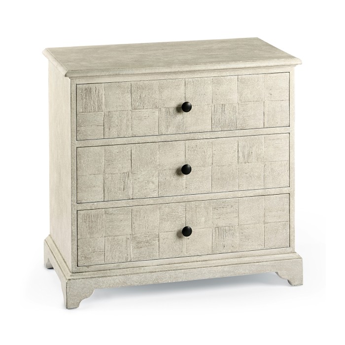 Whitewash Driftwood Small Chest of Drawers