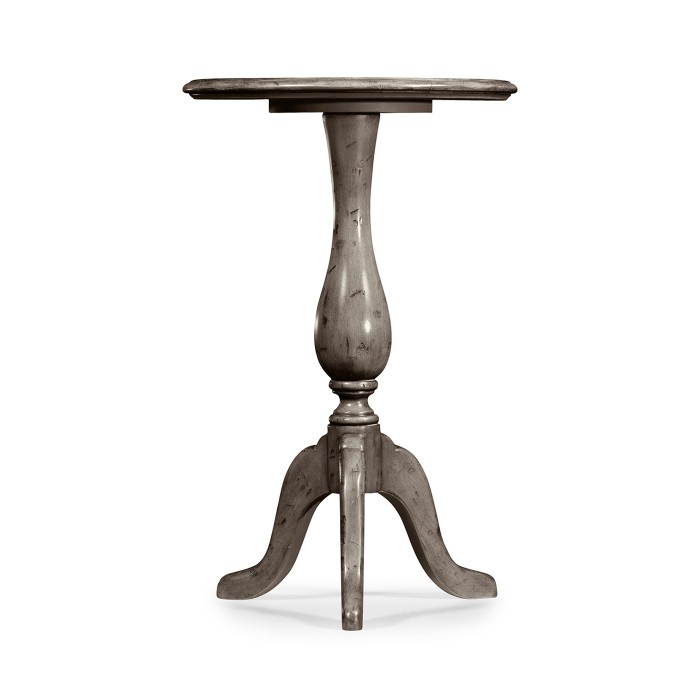 Antique Dark Grey Tall Cocktail Table