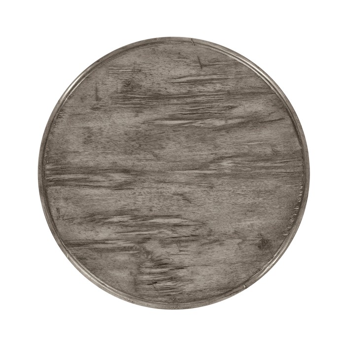Antique Dark Grey Tall Cocktail Table