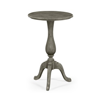 Antique Dark Grey Tall Cocktail Table