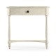 Whitewash Driftwood Small Console Table with Drawer