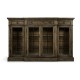 Casual Four Door China Display Cabinet