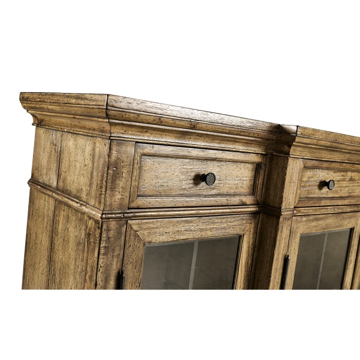 Casual Four Door China Display Cabinet