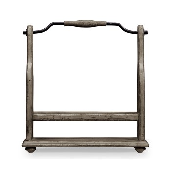 Wine Bottle Holder in Antique Dark Grey