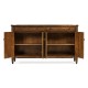 Four-Door Sideboard in Country Walnut 38