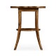 Quatrefoil Lamp Table in Country Walnut