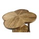 Quatrefoil Lamp Table in Medium Driftwood