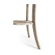 Quatrefoil Lamp Table in Rustic Grey