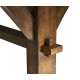 Solid Country Walnut Dining Table 72