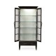Casual Plank Dark Ale Tall Glazed Cabinet