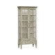Casual Plank Rustic Grey Tall Glazed Cabinet