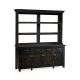 Dark Ale Parquet Welsh Dresser with Strap Handles