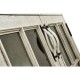 Whitewash Driftwood Low Bookcase with Strap Handles