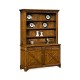 Country Walnut Style China Cabinet