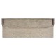 Rustic Grey Plank Buffet with Strap Handles