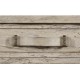 Rustic Grey Plank Buffet with Strap Handles