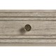 Rustic Grey Plank Buffet with Strap Handles