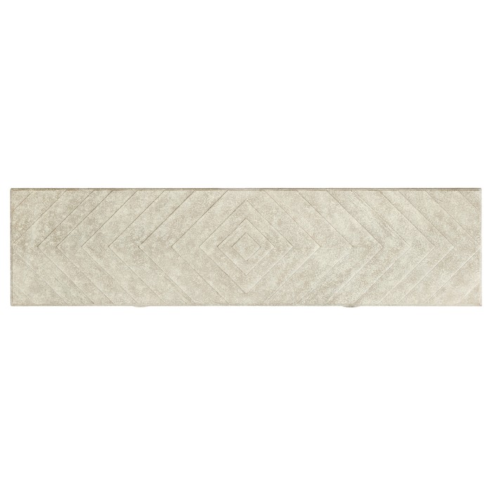 Whitewash Driftwood Parquet Console Table