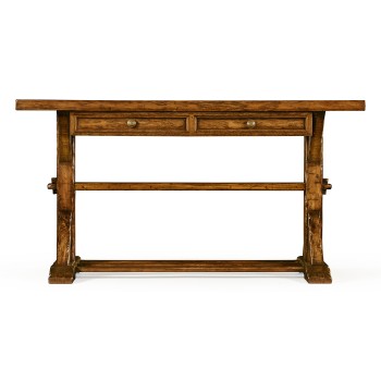 Country Walnut Serving Table