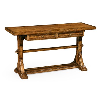 Country Walnut Serving Table
