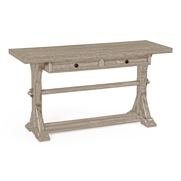 Rustic Grey Serving Table