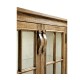 Medium Driftwood Parquet Welsh Bookcase with Strap Handles