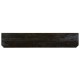 Dark Ale Parquet Welsh Bookcase with Strap Handles