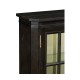 Dark Ale Parquet Welsh Bookcase with Strap Handles
