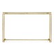 Gilded Iron Large Console Table with An Antique Glass Top
