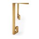 Gilded iron end table