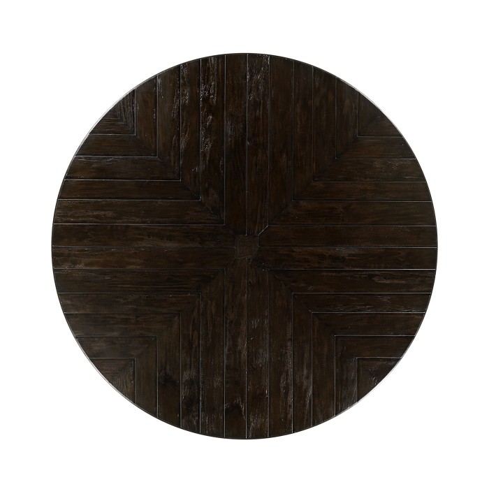 Dark Ale & Wrought Iron Dining Table 66