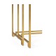 Gilded Iron Nesting Table with Biancaneve Top