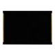 Gilded Iron Tray Table in Smoky Black Top