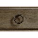 Dark Grey Chestnut Narrow Cabinet with Cupboard