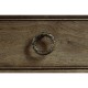 Small Dark Grey Chestnut Narrow Console