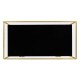 Gilded Iron Chest of Drawers in Smoky Black