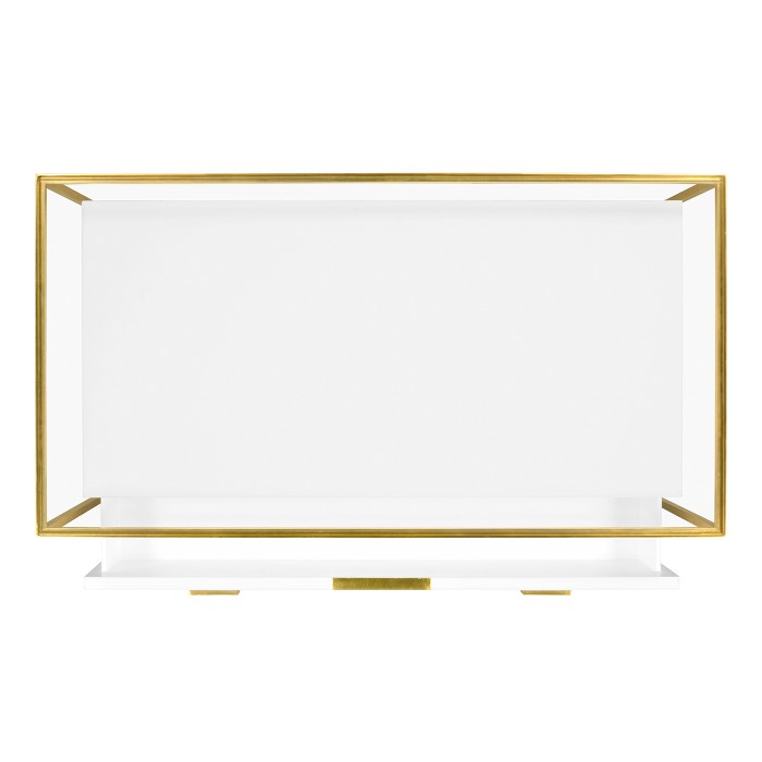 Gilded Iron Chest of Drawers in Biancaneve