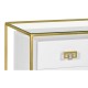 Gilded Iron Chest of Drawers in Biancaneve