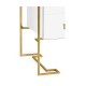 Gilded Iron Chest of Drawers in Biancaneve