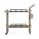Rustic Grey Bar Cart