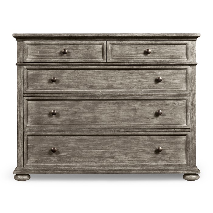 Large Chest of Drawers in Antique Dark Grey